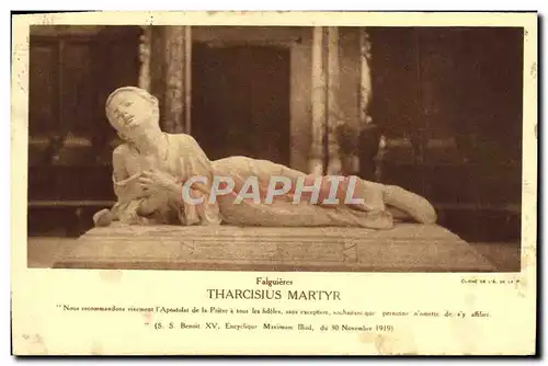 Cartes postales Falguieres Tharcisius Martyr