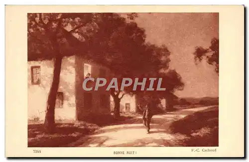 Cartes postales Bonne Nuit Cachoud