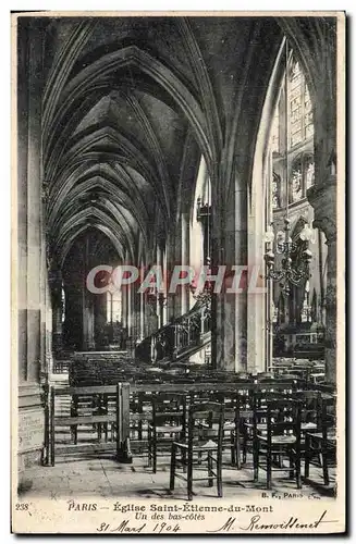 Cartes postales Eglise Saint Etienne Du Mont Un Des Bas Cotes