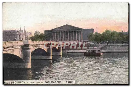 Ansichtskarte AK Paris Palais Bourbon