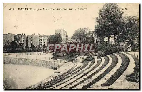 Ansichtskarte AK Paris Les Arenes Romaines Rue De Navarre