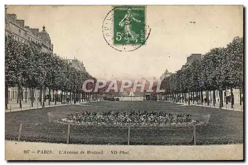 Cartes postales Paris L&#39Avenue De Breteuil