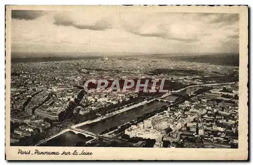 Cartes postales Paris Panorama Sur La Seine