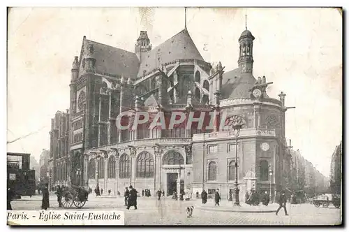 Cartes postales Paris Eglise Saint Eustache