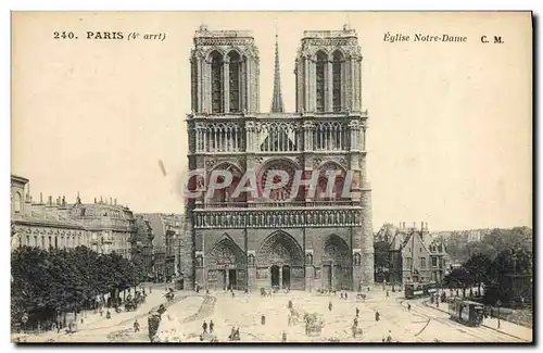 Cartes postales Paris Eglise Notre Dame