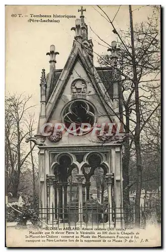 Cartes postales Tombeaux Historiques Heloise Et Abelard Amants celebres Pere Lachaise Paris