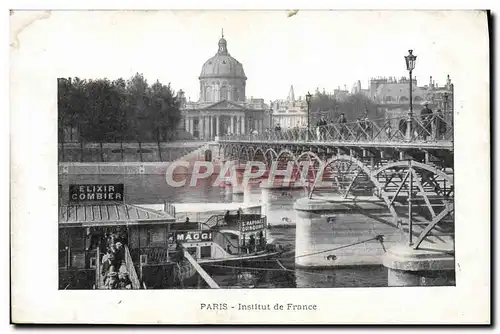 Cartes postales Paris Institut De France Elixir Combier Maggi