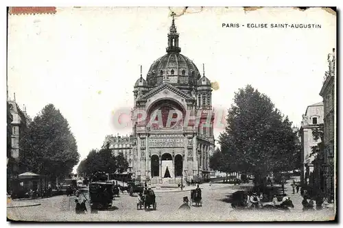 Cartes postales Paris Eglise Saint Augustin