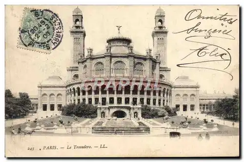 Cartes postales Paris Le Trocadero