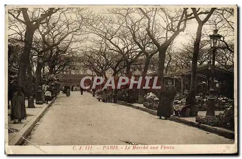 Cartes postales Paris Le Marche aux Fleurs