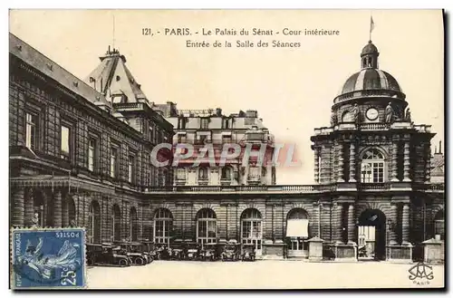 Cartes postales Paris Le Palais Du Senat Cour Interieure Entree de la salle des seances