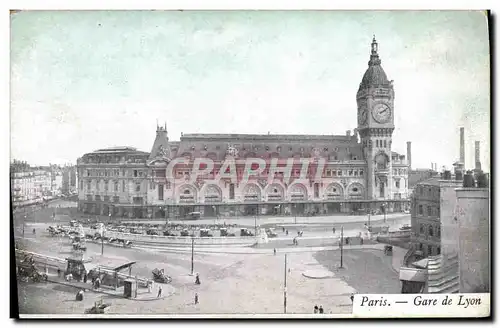 Cartes postales Paris Gare De Lyon