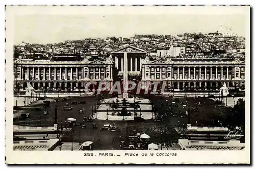 Cartes postales Paris Place De La Concorde