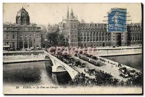 Cartes postales Paris Le Pont Au Change