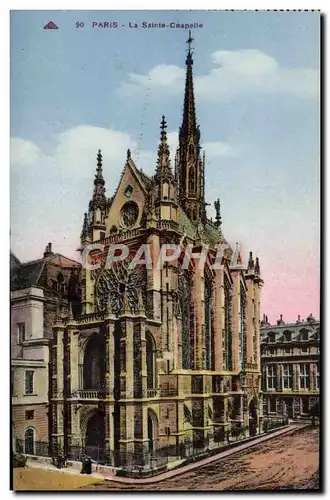 Cartes postales Paris La Sainte Chapelle