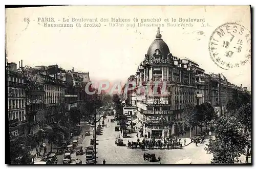 Cartes postales Paris Le Boulevard Des Italiens