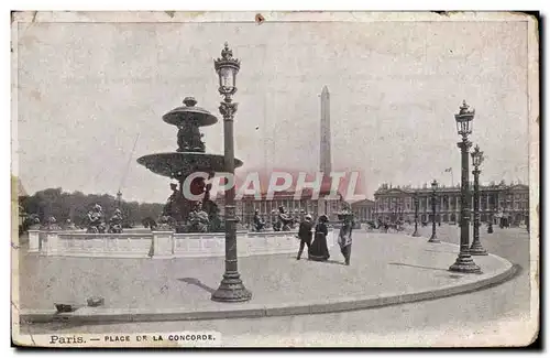 Cartes postales Paris Place De La Concorde