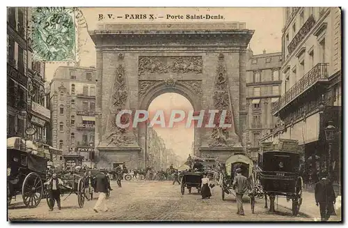 Cartes postales Paris Porte Saint Denis