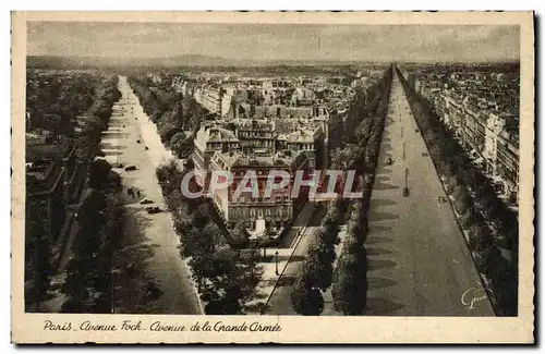 Cartes postales Paris Avenue Foch