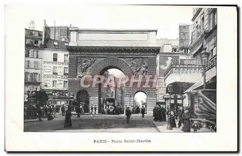 Cartes postales Paris Porte Saint Martin