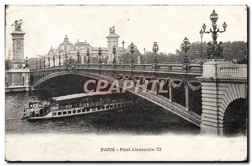 Cartes postales Paris Pont Alexandre III