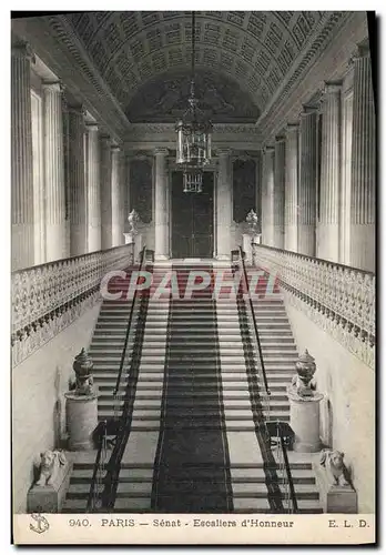 Cartes postales Paris Senat Escaliers d&#39Honneur