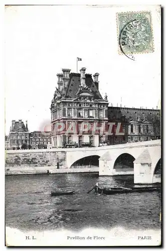 Cartes postales Paris Pavillon de Flore Louvre