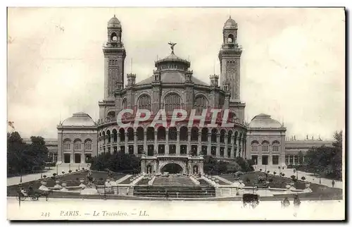 Cartes postales Paris Le Trocadero