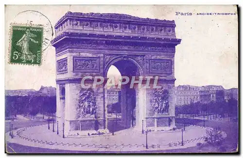 Cartes postales Paris Arc De Triomphe