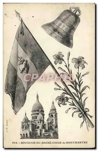 Ansichtskarte AK Souvenir Du Sacre Coeur de Montmartre