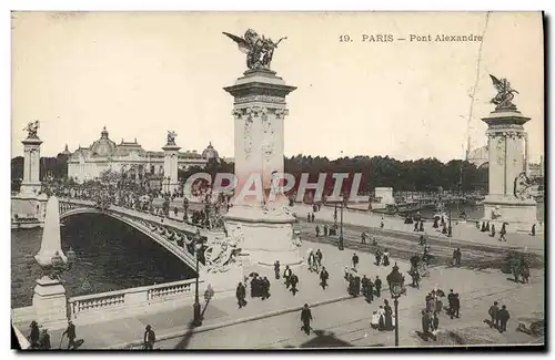 Cartes postales Paris Pont Alexandre III