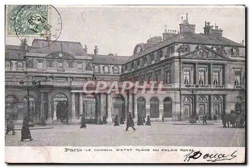 Cartes postales Paris Conseil D&#39Etat Place Du Palais Royal