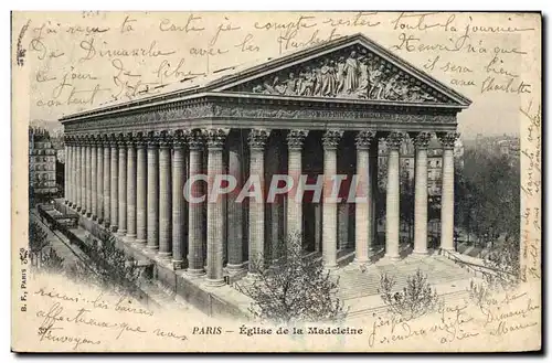 Cartes postales Paris Eglise de la Madeleine