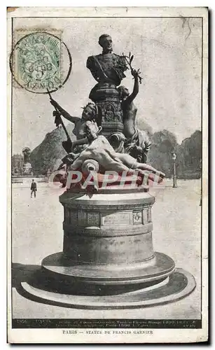 Cartes postales Paris Statue De Francis Garnier