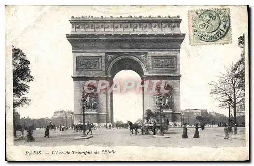 Cartes postales Paris L&#39Arc de Triomphe de L&#39Etoile