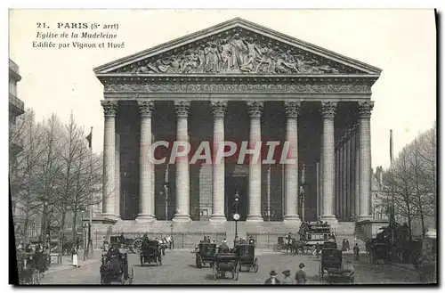 Cartes postales Paris Eglise de la Madeleine