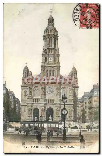 Cartes postales Paris Eglise de la Trinite