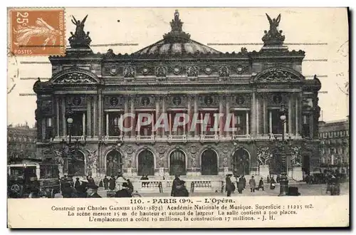 Cartes postales Paris L&#39Opera