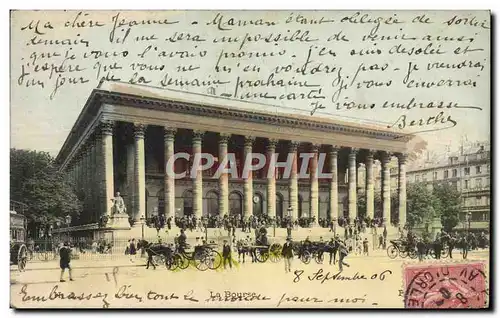 Cartes postales Paris La Bourse