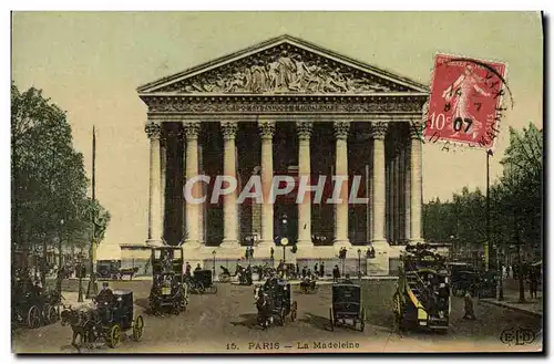 Cartes postales Paris La Madeleine (carte toilee)