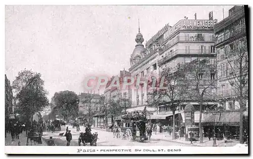 Ansichtskarte AK Paris Perspective du boulevard St Denis