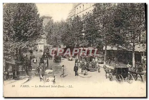 Cartes postales Paris Le Boulevard Saint Denis