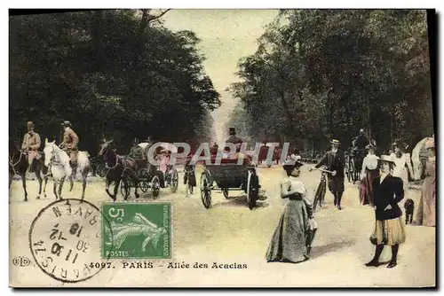 Cartes postales Paris Allee des Acacias