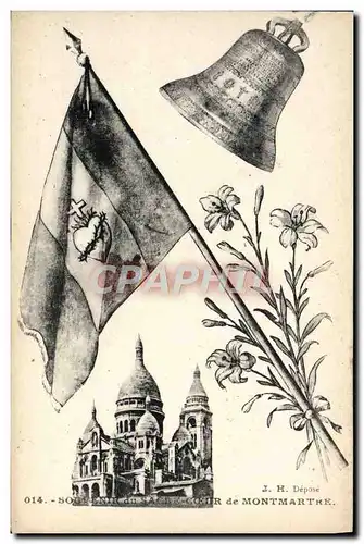 Ansichtskarte AK Paris Souvenir du Sacre Coeur de Montmartre Cloche