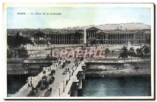 Cartes postales Paris La Place de la Concorde