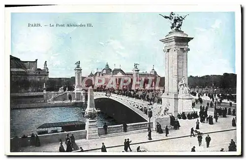 Cartes postales Paris Le Pont Alexandre III