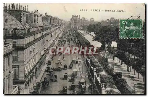 Cartes postales Paris Rue de Rivoli