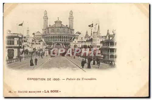 Cartes postales Paris Exposition De 1900 Palais du Trocadero