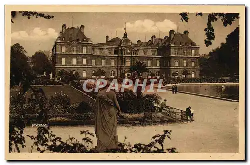 Cartes postales Paris Jardins et palais du Luxembourg