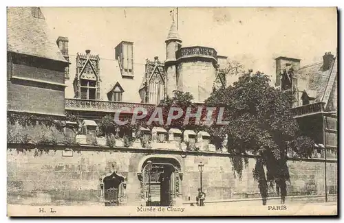 Cartes postales Paris Musee de Cluny
